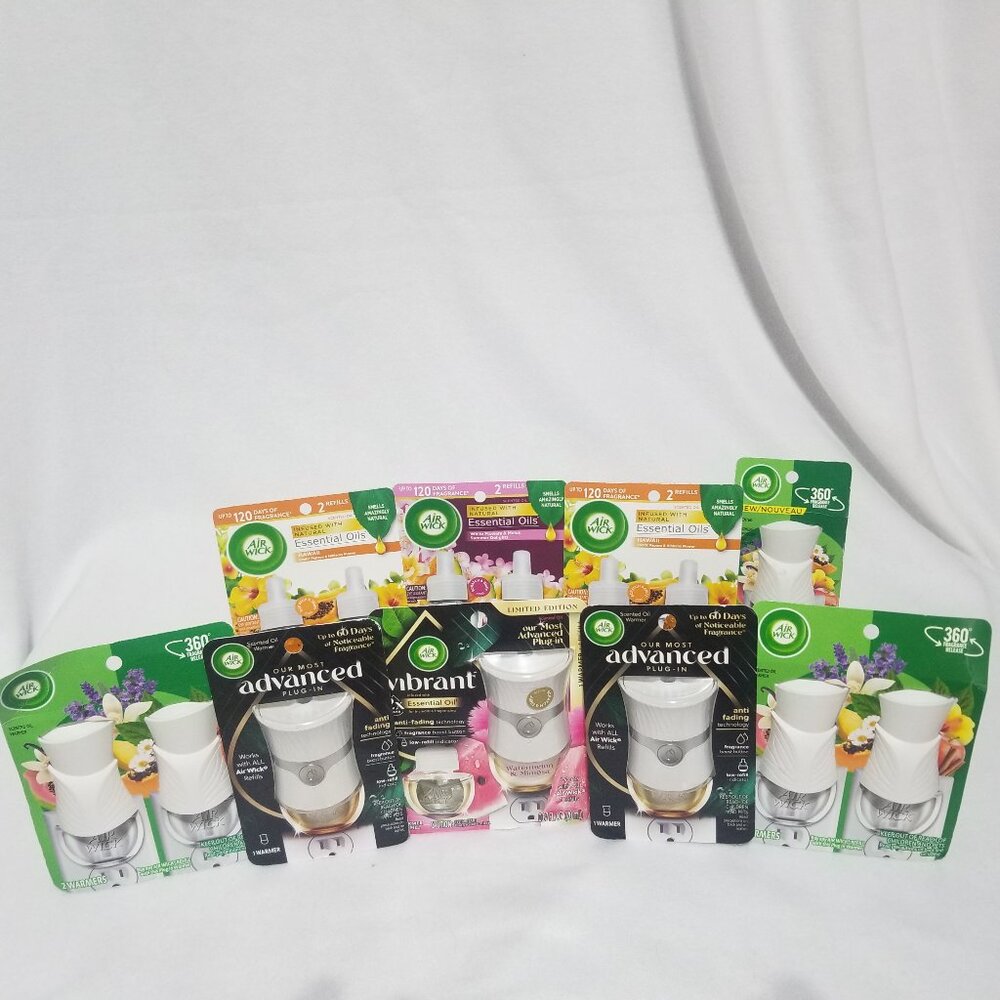 Air Wick Oils and Plug ins Bundle 14 Pieces Brand New never used